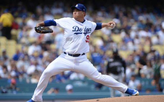 Dodgers' Ryu Hyun-jin clinches ERA title with 7 shutout innings in final reg. season start