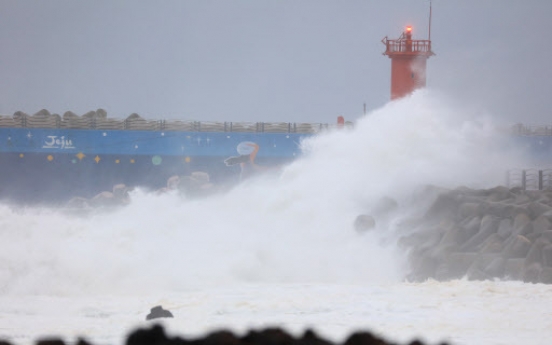 Typhoon Mitag batters Korea