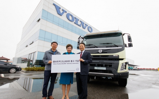 Volvo Trucks Korea’s sales surpass 25,000 mark