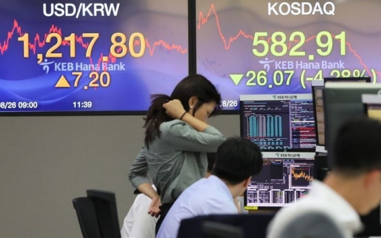 [News Focus] Korean stocks lag behind foreign rivals