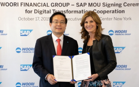 Woori Financial signs MOU with SAP for digitalization of financial services