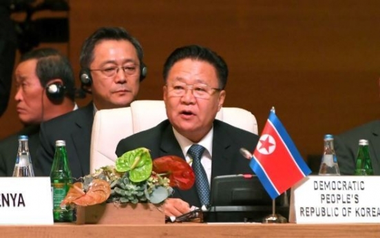 N. Korea's No. 2 urges US to drop hostile policy to move nuclear talks forward