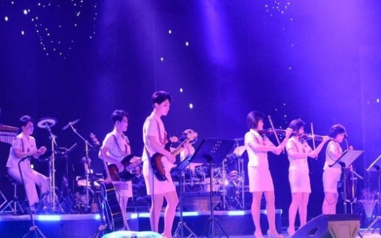 N. Korea's top girl band to go on concert tour in China