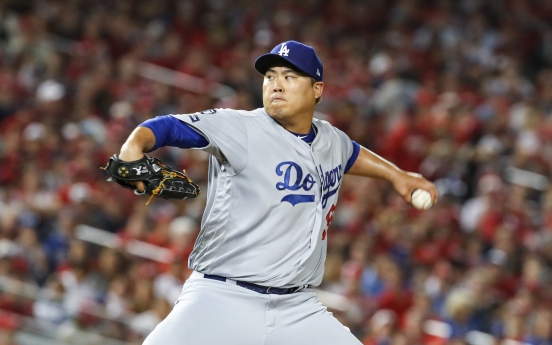 S. Korean pitcher Ryu Hyun-jin nominated for National League Cy Young Award