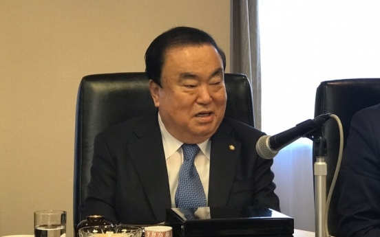 National Assembly speaker stresses need to resolve Seoul-Tokyo row