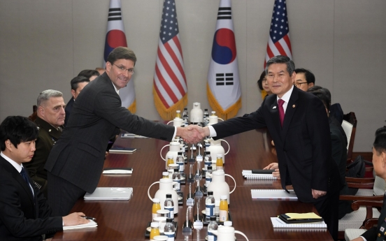 S. Korea, US hold annual defense ministers' talks