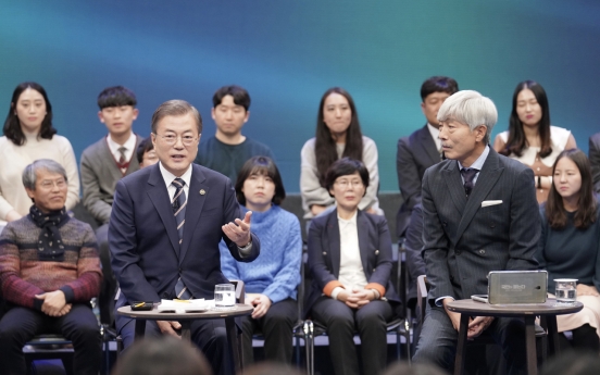 [Newsmaker] Moon’s televised town hall meeting draws mixed reactions