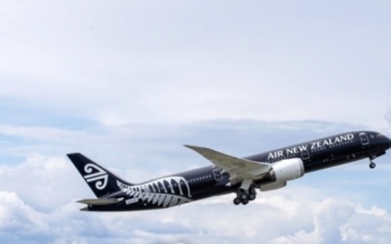 Air New Zealand begins services to S. Korea