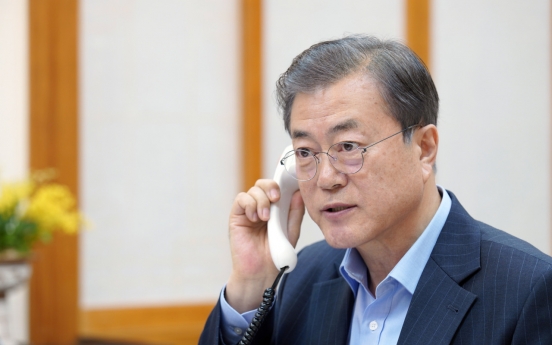 Moon, new EU chief affirm joint efforts for Korea peace