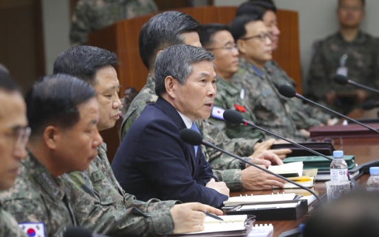 Defense chief calls for firm readiness posture against N. Korea