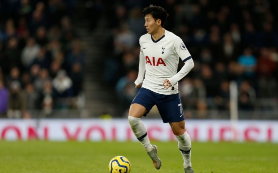 Son Heung-min named top S. Korean athlete in 3rd straight annual poll