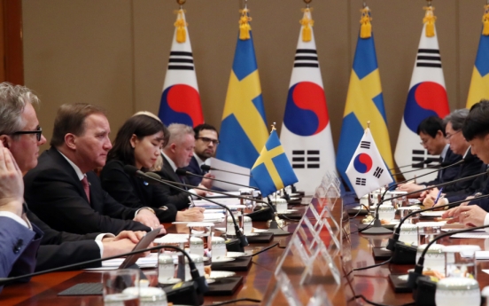Korea, Sweden seek closer cooperation in economic, social issues