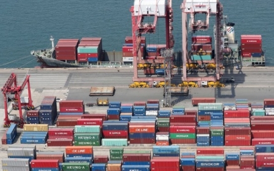 Korea's exports down 2% in first 20 days of December