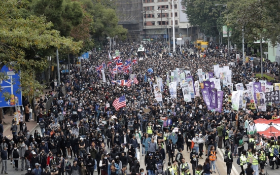 Massive Hong Kong pro-democracy rally ends in police clashes