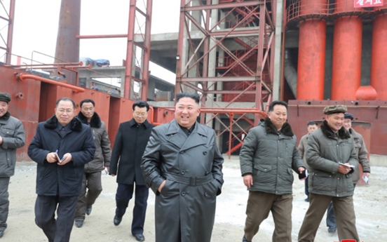 N. Korean leader visits construction site in first 'field guidance' this year