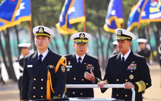 S. Korean JCS chairman, US Pacific Fleet commander vow cooperation for peace efforts