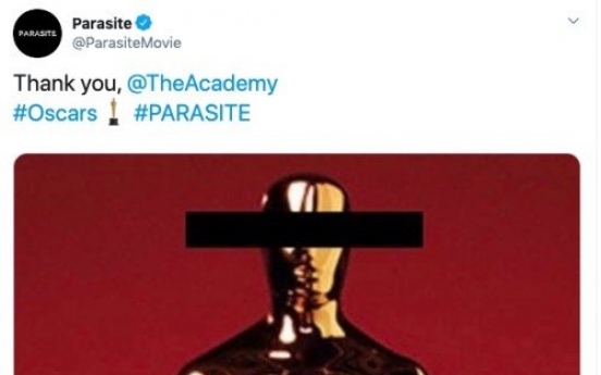 ‘Parasite’ Oscars have Twitter abuzz