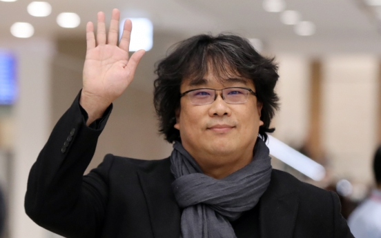 Oscar-winning director Bong Joon-ho returns home to hero's welcome