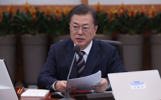 Moon urges 'special' economic policy measures against virus-caused 'emergency situations'