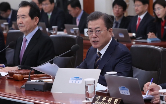 Moon calls for ‘extraordinary measures’ to shore up economy