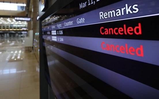 Airlines halt more flights as coronavirus spreads