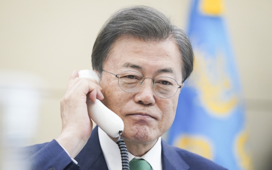 S. Korean, Danish leaders vow cooperation on coronavirus: Cheong Wa Dae