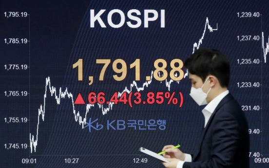 Seoul stocks spike almost 4% on hopes of virus treatment