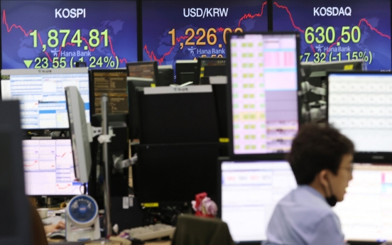 S. Korean shares open lower on Wall Street losses