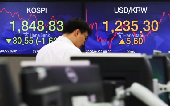 Seoul stocks extend losses on virus woes, falling oil prices