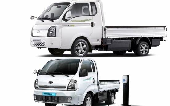 Cargo trucks in Korea going green