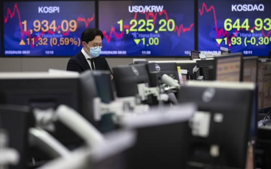 Seoul stocks up for 2nd day on hopes for economic rebound