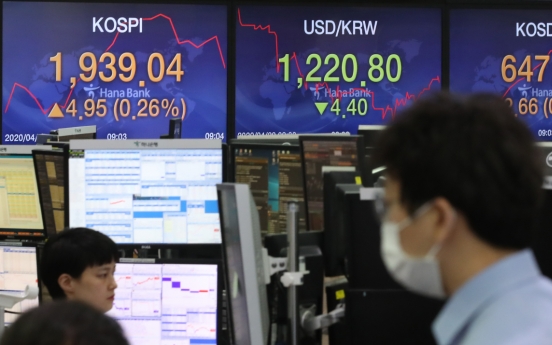 Seoul stocks open almost flat on overnight US losses