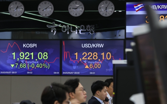 Seoul stocks open lower on dismal data from major economies