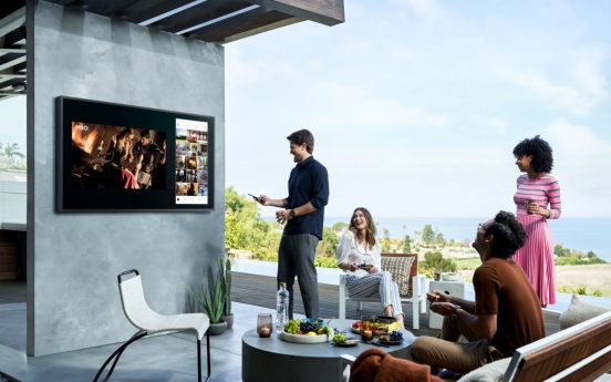 Samsung unveils first outdoor QLED 4K TV The Terrace