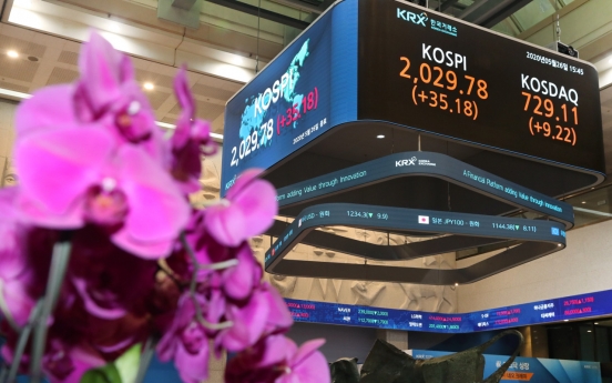 Despite US-China conflict fears, Kospi rises back past 2,000-mark