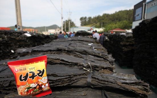 Nongshim buys more kelps to meet surging demand for chapaguri