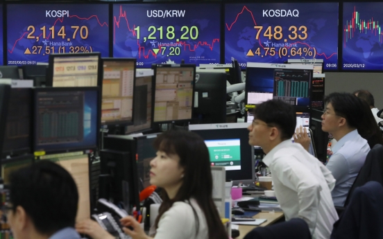 Seoul stocks open higher on Wall Street gains