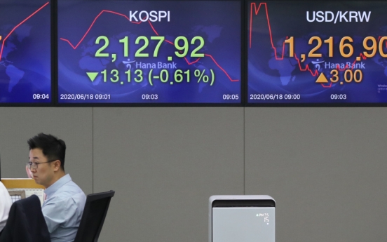 Seoul stocks open lower on virus fears, inter-Korean tensions