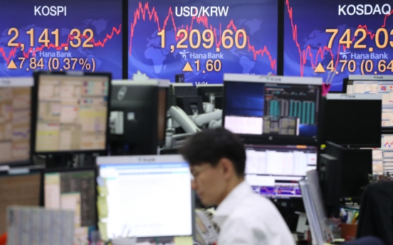 Seoul stocks close higher amid slight decline in virus tally