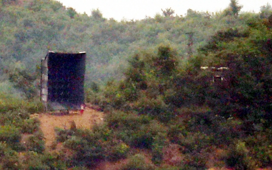 N. Korea seen removing loudspeakers from border areas: officials