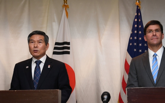 S. Korean, US defense chiefs urge N. Korea to abide by peace agreements