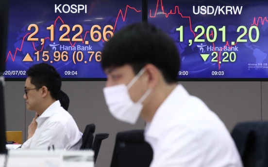 Seoul stocks open higher on pharmaceutical gains