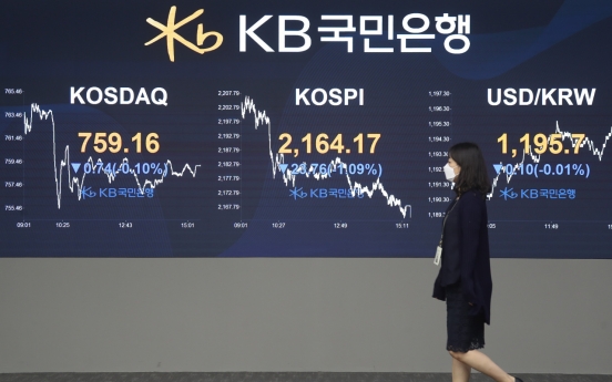 Seoul stocks snap 3-day winning streak on growing virus concerns