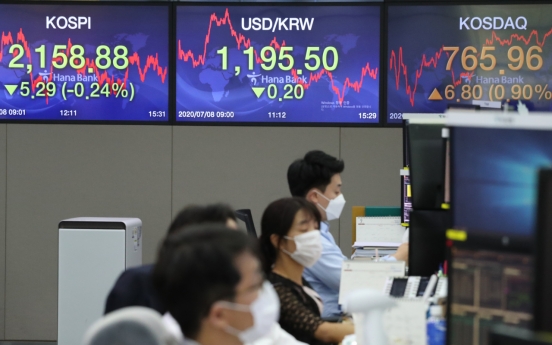 Seoul stocks down for 2nd day on economic recovery concerns