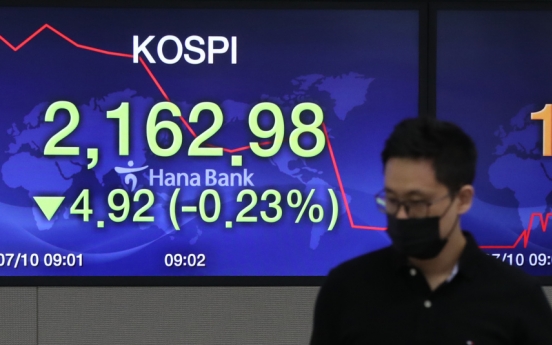 Seoul stocks open lower on virus fear