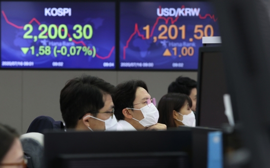 Seoul stocks open flat on recovery hopes, Sino-American risks