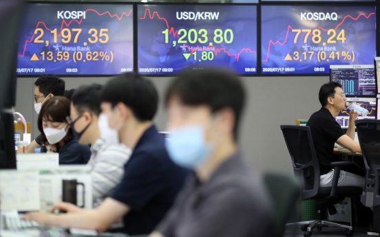 Seoul stocks open higher on improved US retail sales