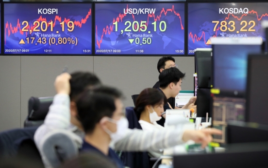 Seoul stocks close higher on stimulus hopes