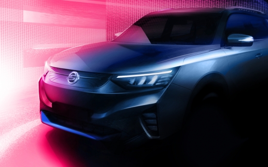 SsangYong reveals teaser of first EV E100