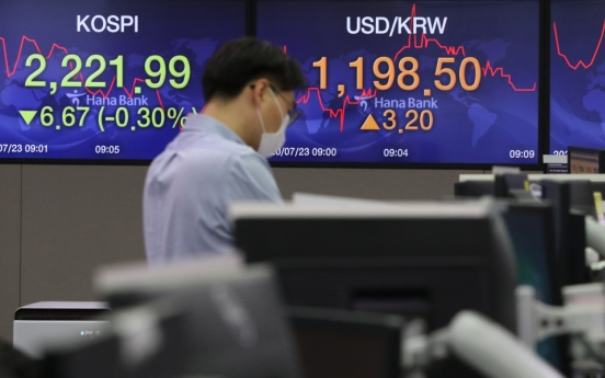 Seoul stocks open lower on disappointing Q2 GDP growth